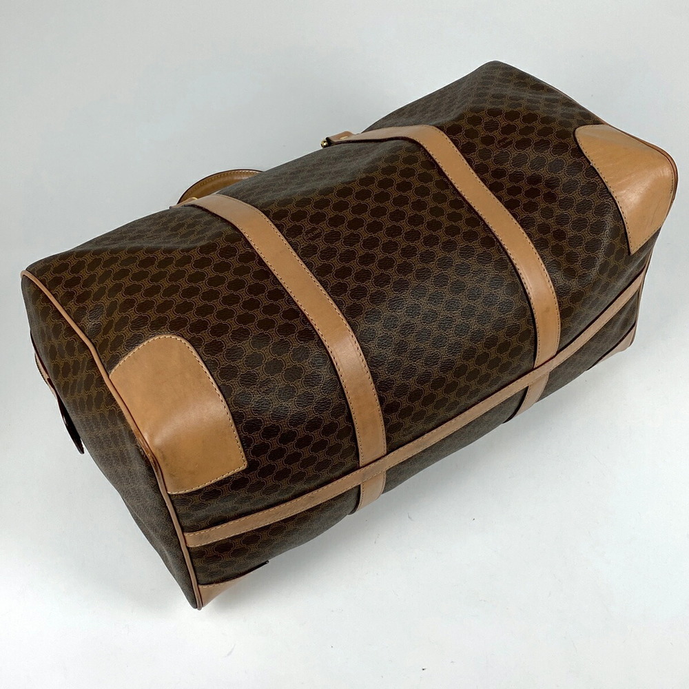 Celine Macadam Pattern Canvas Handbag Brown - image 2